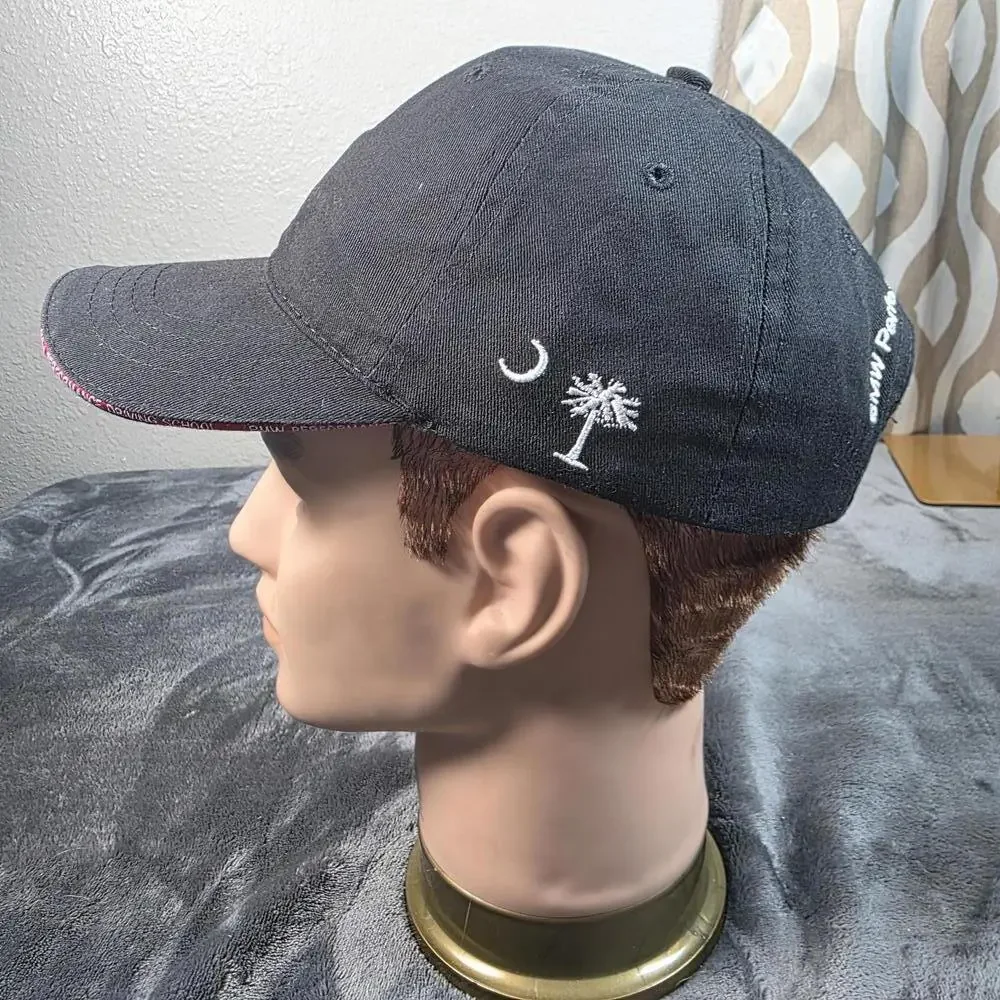 BMW Performance Driving School Hat Cap Strap Back Black Tree Moon Logo